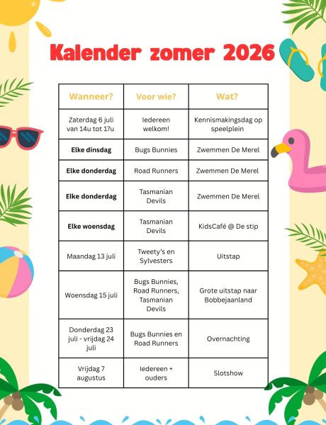 Kalender Hampidoe 2026